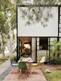 Vitra Eames DSR stol, forest RE - dark green