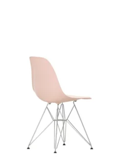 Vitra Eames DSR stol, pale rose RE - krom