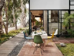 Vitra Eames DSR stol, pebble RE - Eames sea foam green