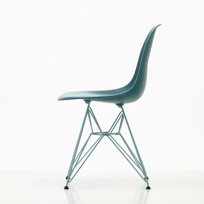 Vitra Eames DSR stol, sea blue RE - sky blue