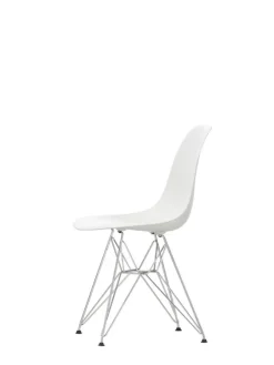 Vitra Eames DSR stol, vit - krom