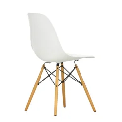 Vitra Eames DSW stol, cotton white RE - lönn