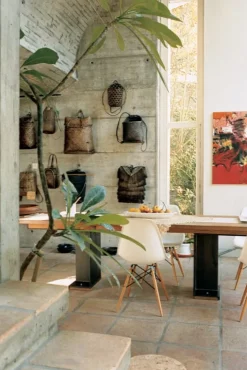 Vitra Eames DSW stol, cotton white RE - lönn