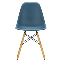 Vitra Eames DSW stol, sea blue RE - lönn