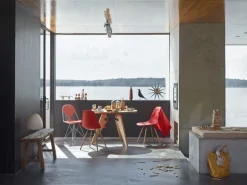 Vitra Eames DSW stol, vit - lönn