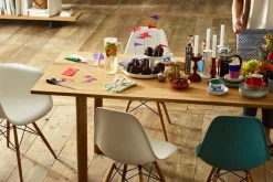 Vitra Eames DSW stol, vit - lönn