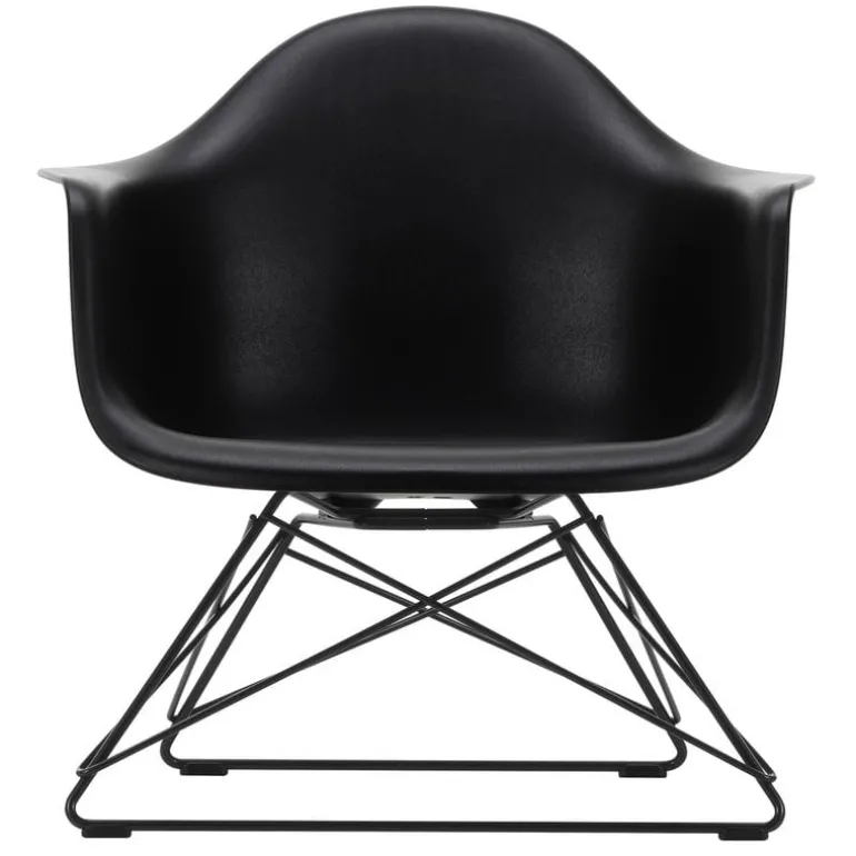 Vitra Eames LAR fåtölj, deep black RE - basic dark