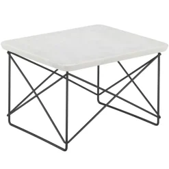 Vitra Eames LTR bord, marmor - basic dark