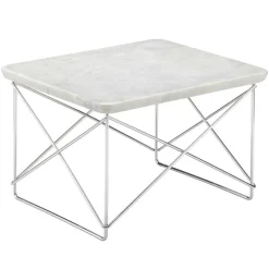Vitra Eames LTR bord, marmor - krom