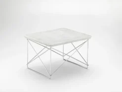Vitra Eames LTR bord, marmor - krom