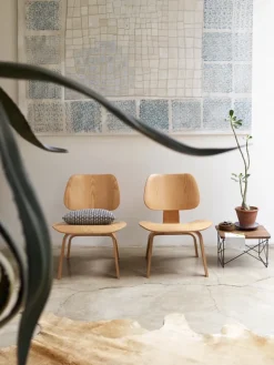 Vitra Eames LTR Occasional bord, bladguld - krom