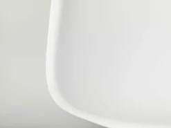 Vitra Eames, Plastic Stool, hög, bomullsvit RE - krom