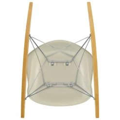 Vitra Eames RAR gungstol, pebble RE - krom - lönn