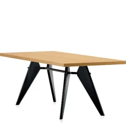Vitra Em Table 240 x 90 cm, ek - svart