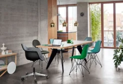 Vitra Em Table 240 x 90 cm, ek - svart