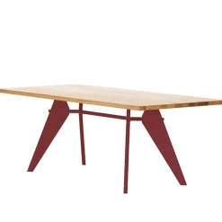 Vitra Em Table 240 x 90 cm, ek - Japanese red