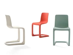 Vitra EVO-C stol, ljus mint