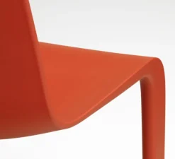 Vitra EVO-C stol, vallmoröd