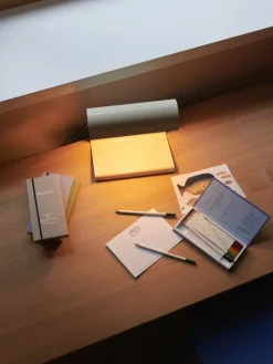 Vitra Lampe de Bureau bordslampa, Prouvé Blanc Colombe