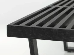 Vitra Nelson bänk, kort, svart ask