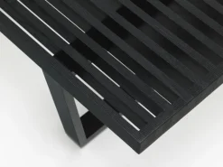 Vitra Nelson bänk, lång, svart ask