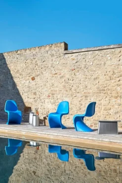 Vitra Panton stol, glaciärblå