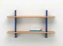 Vitra Rayonnage Mural hylla, Prouvé Bleu Marcoule - ek