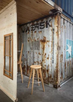 Vitra Tabouret Haut barstol, naturlig ek