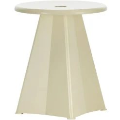 Vitra Tabouret Métallique pall, Prouvé Blanc Colombe