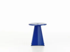 Vitra Tabouret Métallique pall, Prouvé Bleu Marcoule