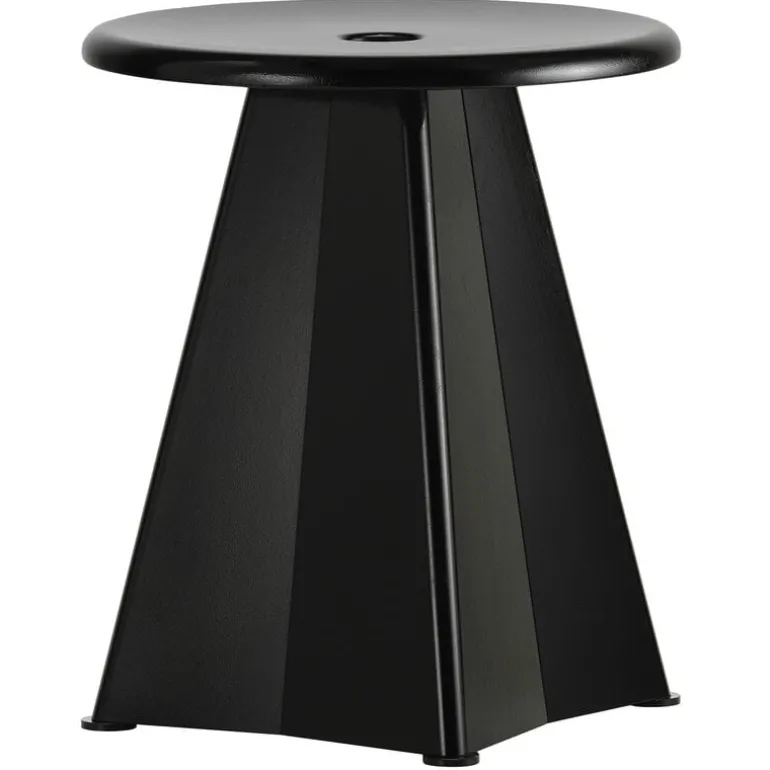 Vitra Tabouret Métallique pall, djup svart