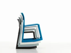 Vitra Tip Ton stol, glaciärblå