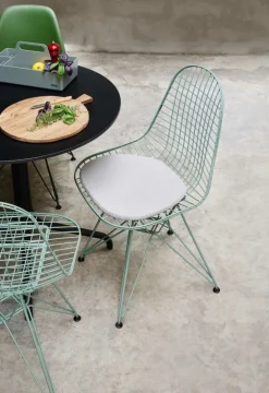 Vitra Wire Chair DKR, Eames sea foam green