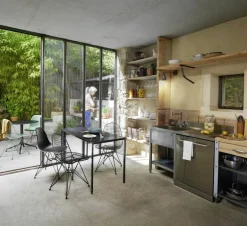 Vitra Wire Chair DKR, svart