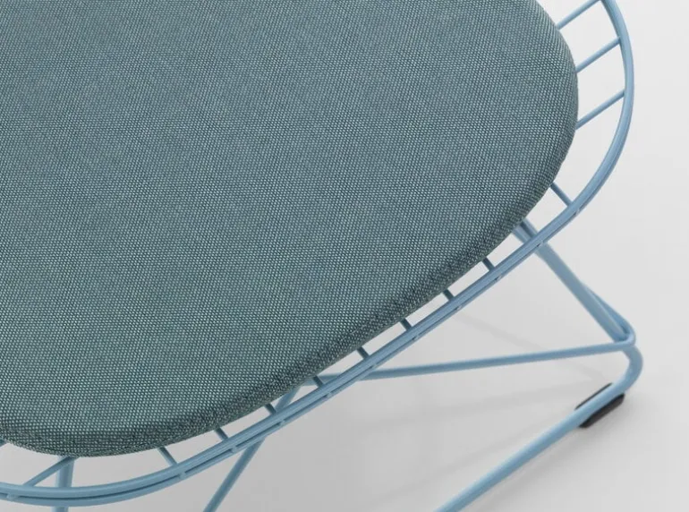 Vitra Wire Chair LKR, himmelsblå