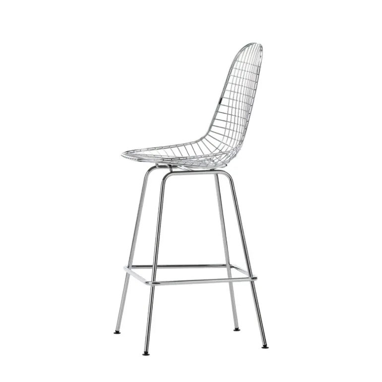Vitra Wire Stool, medium, krom