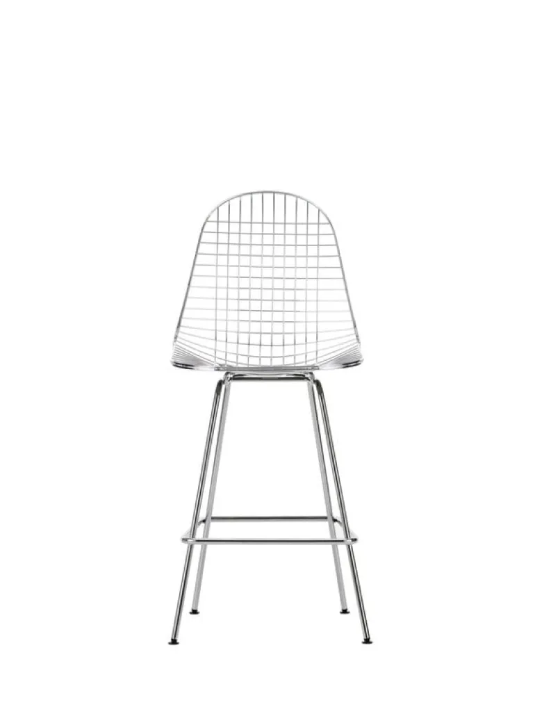 Vitra Wire Stool, medium, krom