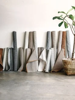 VM Carpet Duo Latua matta, vit - koppar