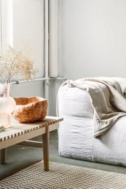 VM Carpet Duo Latua matta, vit - koppar