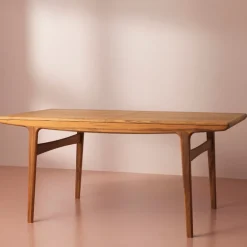 Warm Nordic Evermore matbord, 160 cm, inklusive 2 förlängningar, teakoljad ek