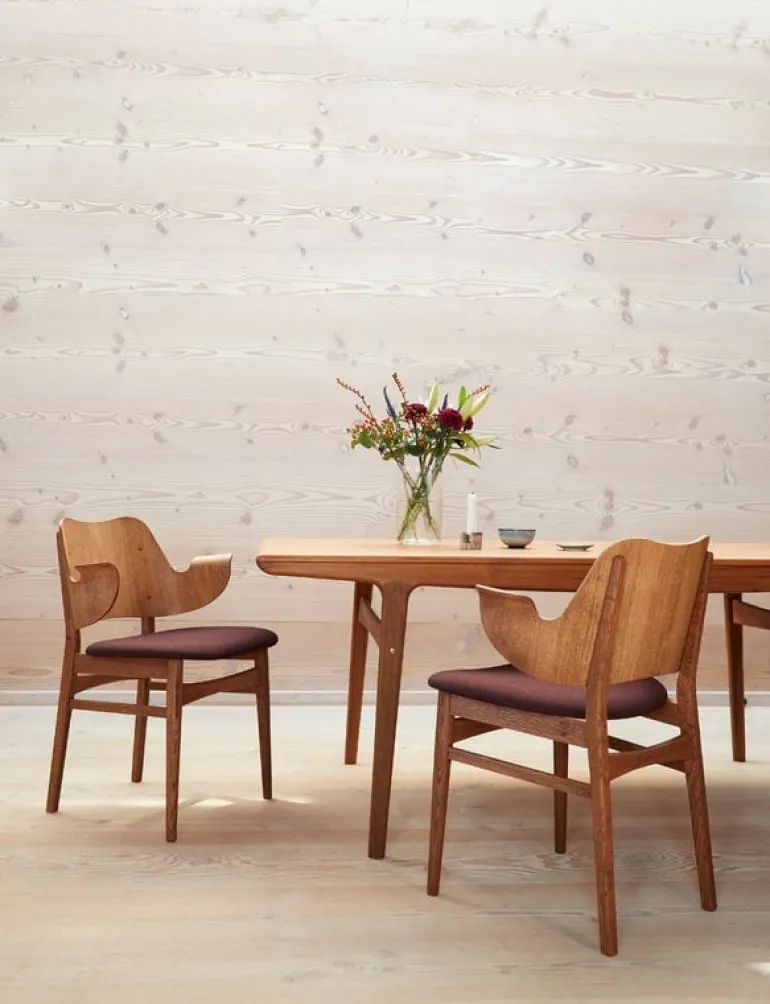 Warm Nordic Evermore matbord, 160 cm, inklusive 2 förlängningar, teakoljad ek