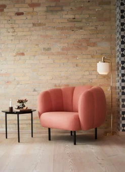 Warm Nordic Fringe golvlampa, cream white