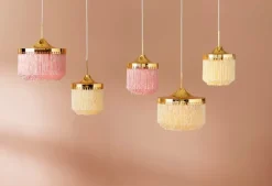 Warm Nordic Fringe pendellampa 20 cm, cream white