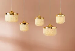 Warm Nordic Fringe pendellampa 30 cm, cream white