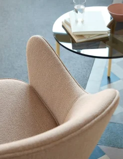 Warm Nordic From Above sidobord, 52 cm, brunt - gult