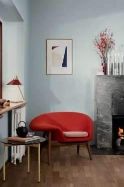 Warm Nordic From Above sidobord, 52 cm, brunt - gult