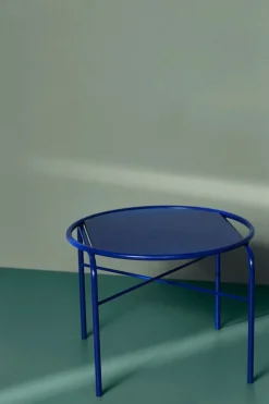 Warm Nordic Secant soffbord, rund, Cobalt blue