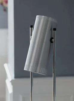 Warm Nordic Trombone golvlampa, aluminium
