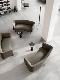 Wendelbo Calibre sidobord, låg, svart - Nero Marquina-marmor