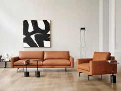 Wendelbo Calibre sidobord, låg, svart - Nero Marquina-marmor